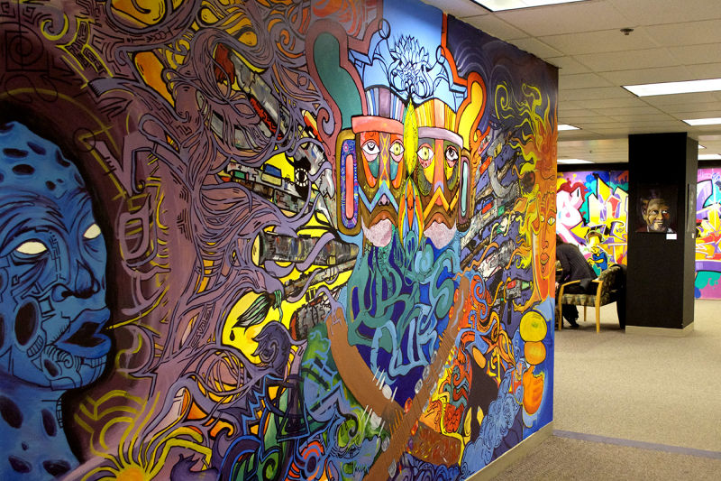 Murals and urban arts play a big role in TRUE Skool’s education programs