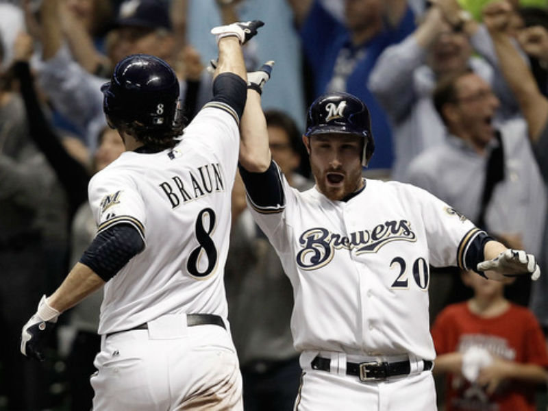 Lucroy makes debut as Brewers lose again