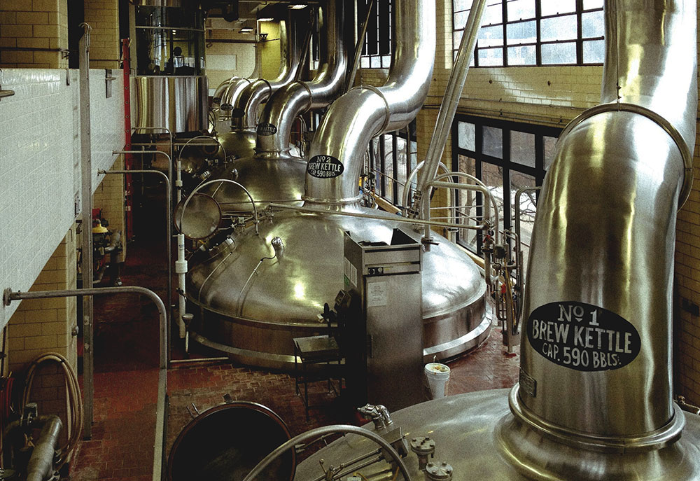 Miller’s brew kettles (PHOTO: Bobby Tanzilo)