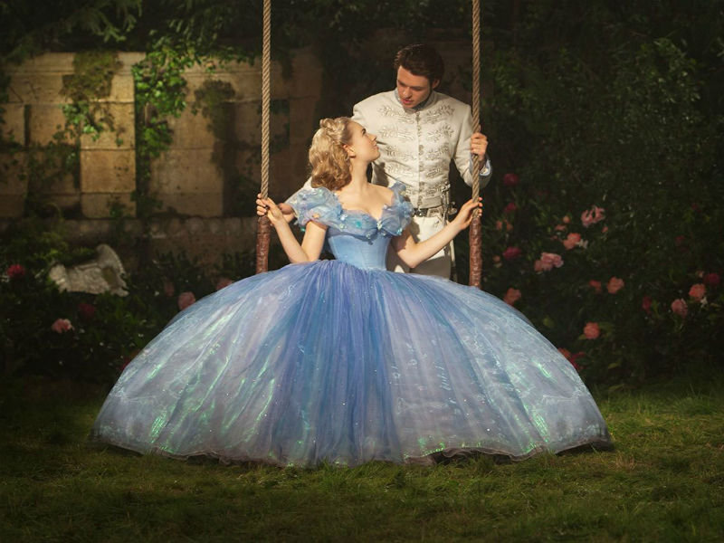 Lily James' 'Cinderella' style is pure magic