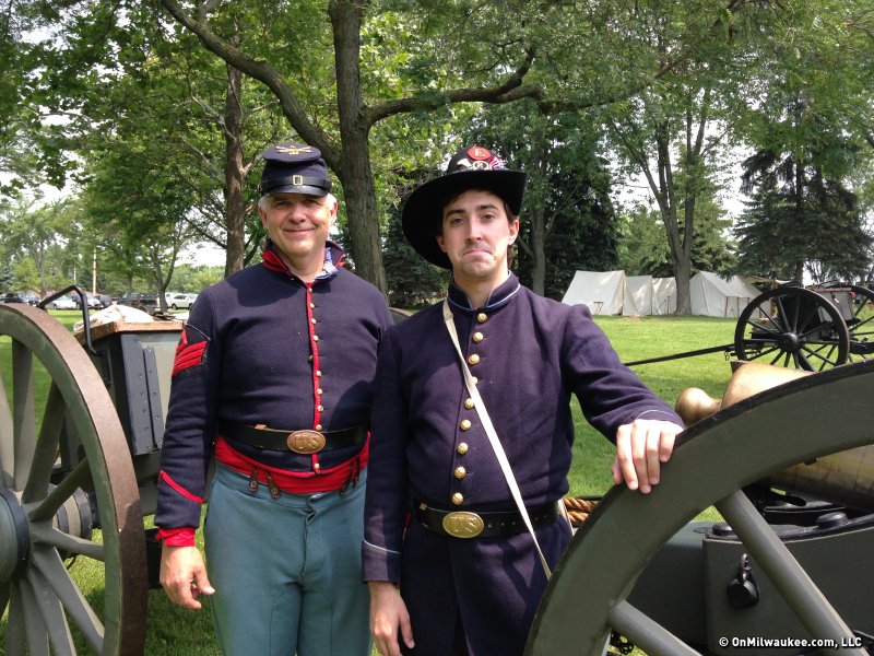 Shift switch Civil War reenactor