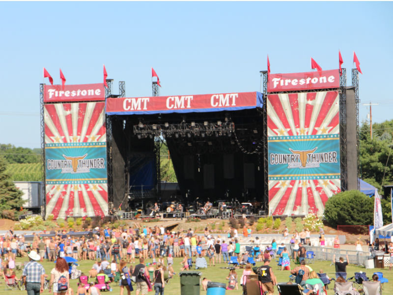 The forecast for Country Thunder? It's raining men