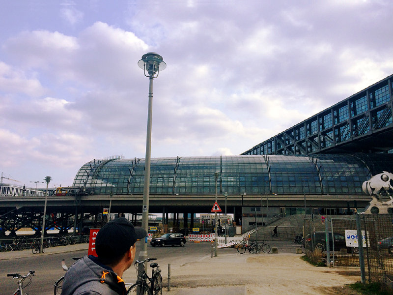 The massive Berlin Hauptbahnhof is the central hub of transportation, for the city and the rest of the country.