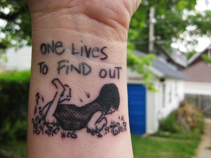 the last unicorn quote tattoo