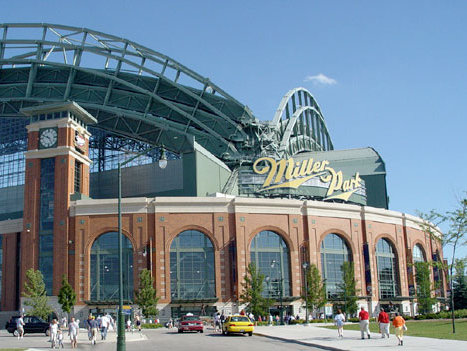 Above Miller Park which is the real name and if you tell me