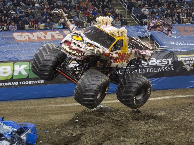 Meet Monster Jam Driver Ami Houde And Her Rig The Zombie