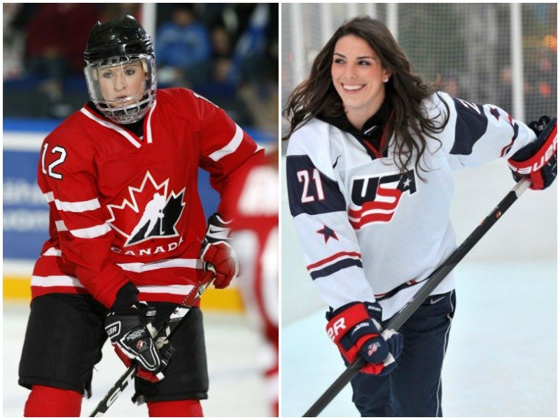 Usa Vs Canada Womens Olympic Hockey