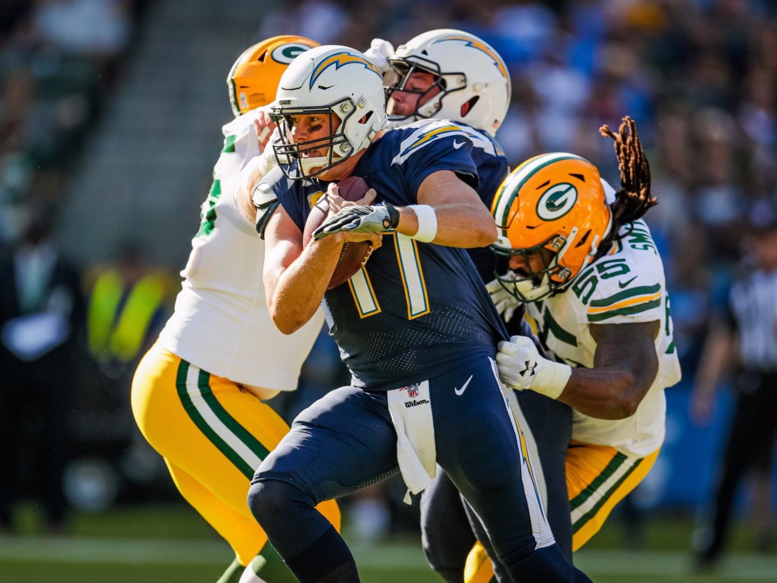 9 lively images from the Packers' sleepy 20-15 win over Washington