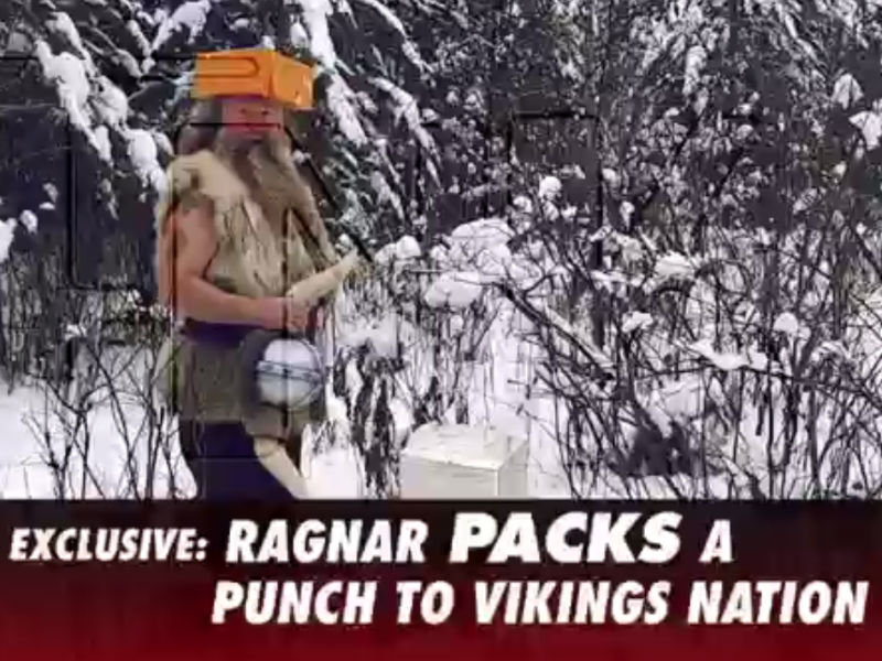 Former Minnesota Vikings mascot Ragnar