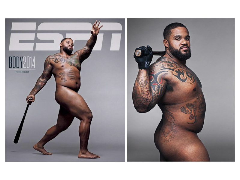 The Prince's new clothes: Fielder goes nude for ESPN Magazine