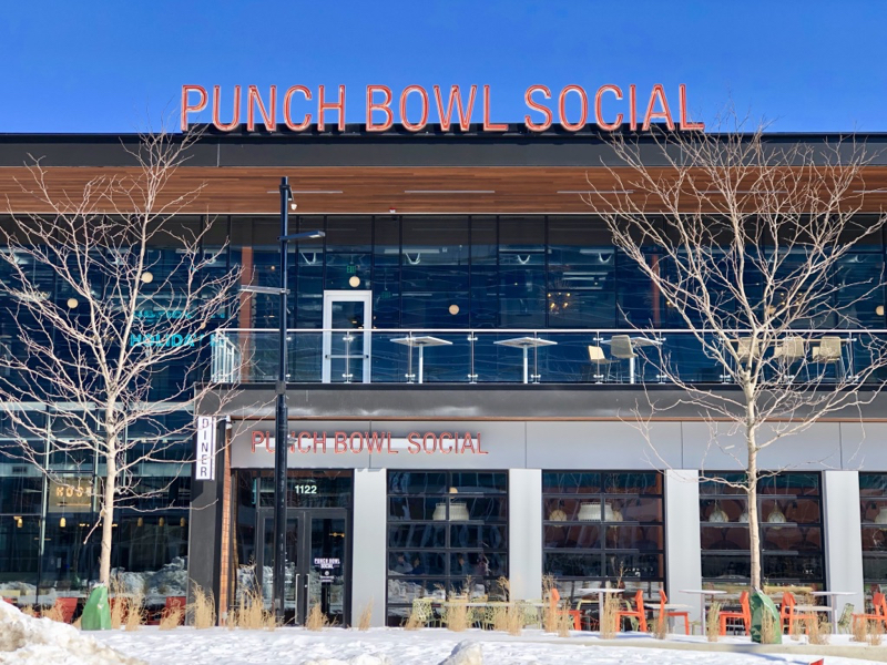 It's quirky. It's fun. It's Punch Bowl Social. Take a look.