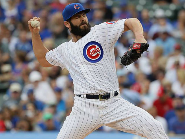 Jake Arrieta shaved his beard off and he looks like a totally different dude