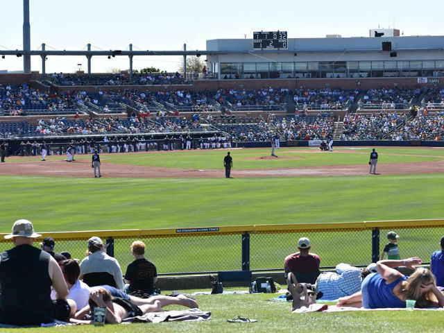 Brewers pitchers and catchers have first spring training workout