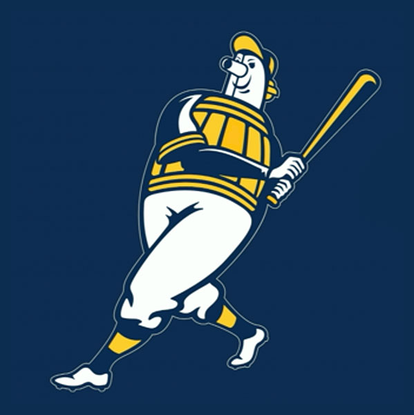 Milwaukee Brewers new uniforms feature ball-in-glove emblem as