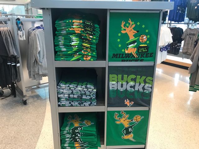 Bucks fans rush to pro shop for playoff merchandise