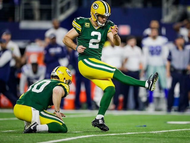 19 photos of the Packers' Mason Crosby having the best day ever