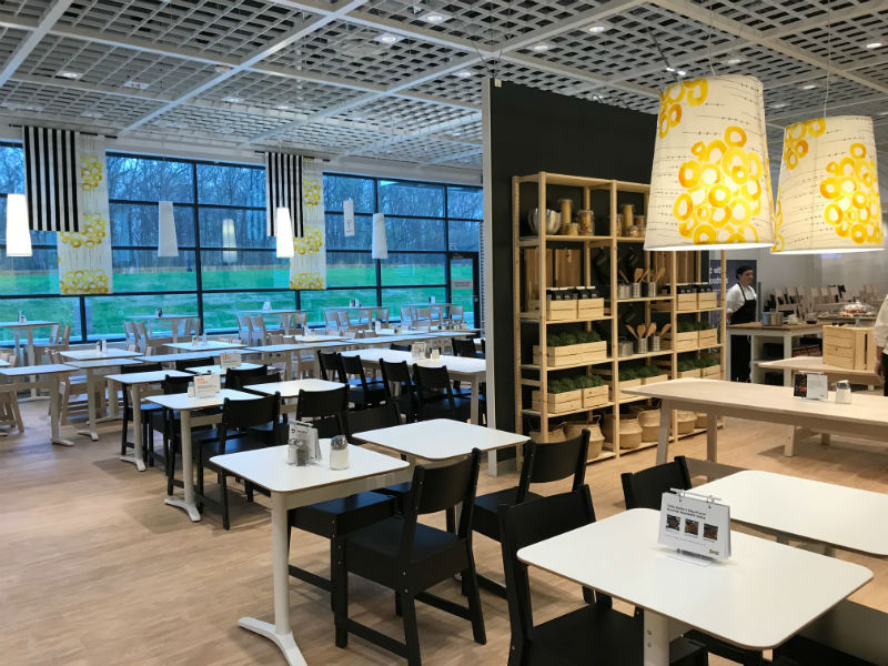 First Look IKEA Oak Creek Which Opens Next Week   Ikearestauranttables800 