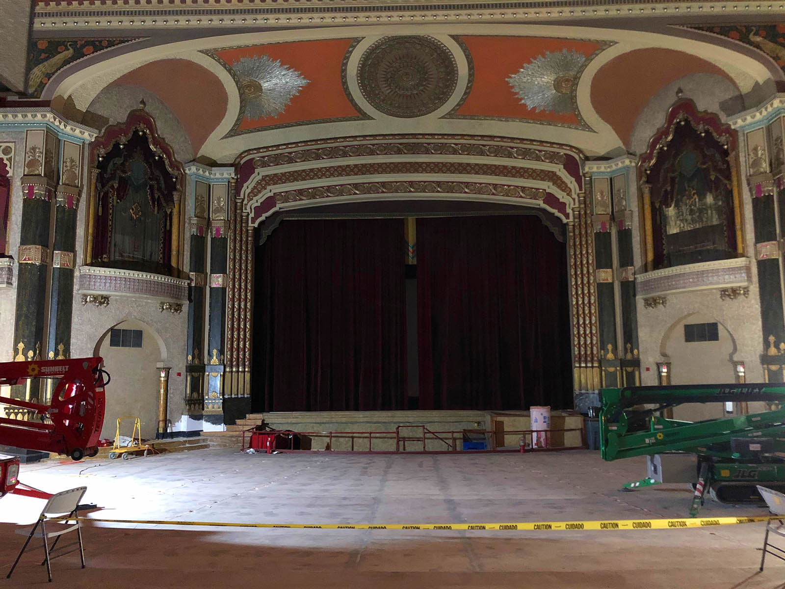 Oriental Theater is using shutdown to complete some muchneeded work