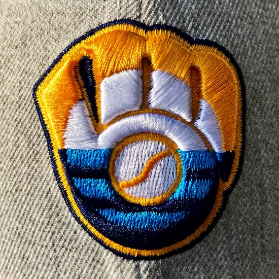 Our logo looks good on every hat, but - Milwaukee Brewers