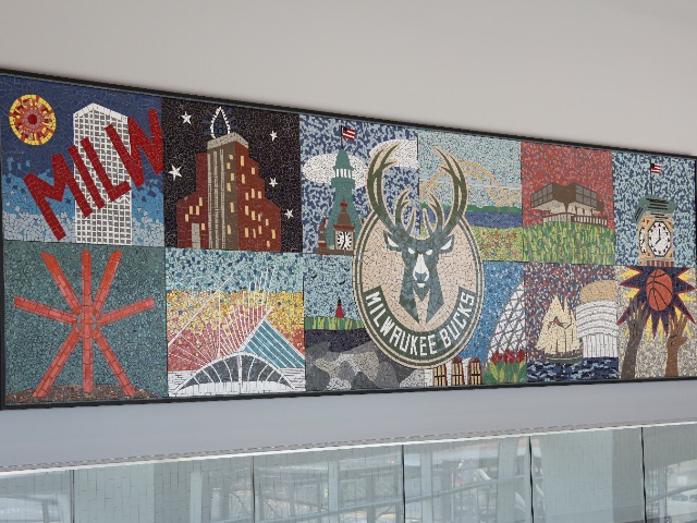 Works by more than two dozen artists will adorn new Bucks arena