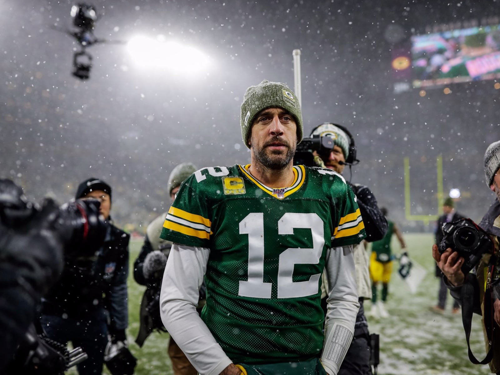 Photo: Fans At Tonight's Packers Snow Game Are Going Viral - The Spun:  What's Trending In The Sports World Today