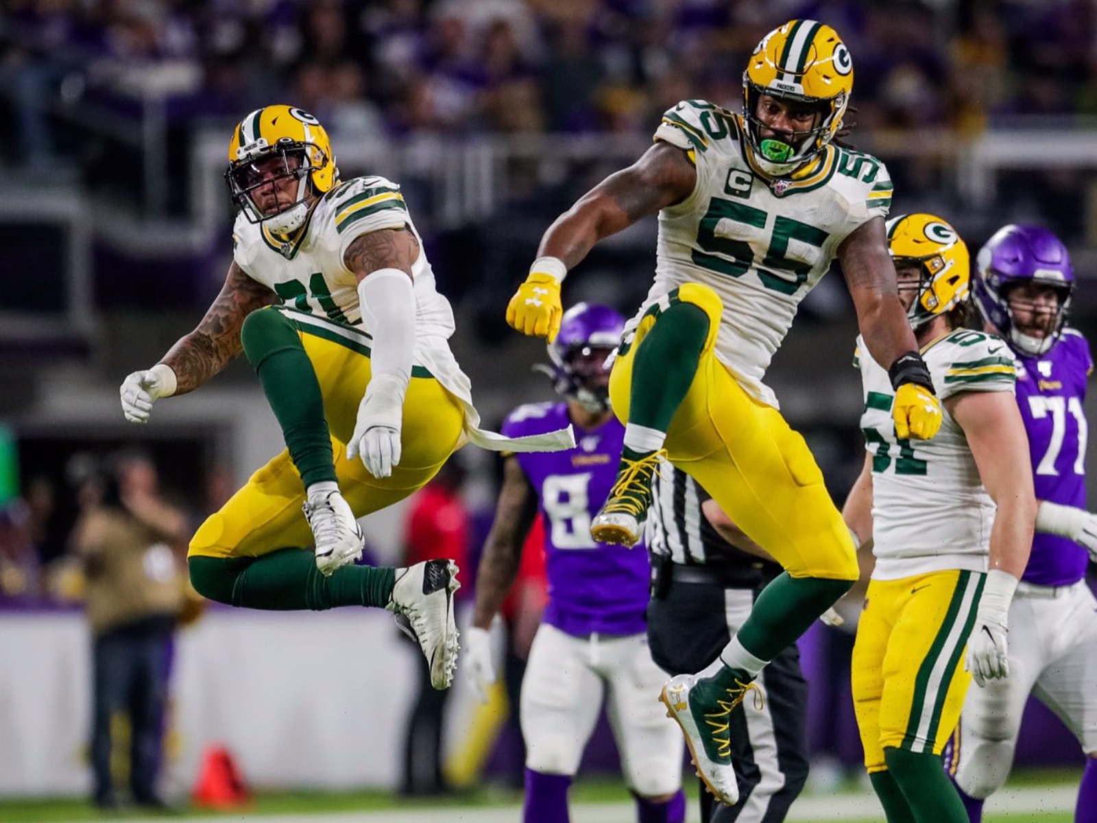 Packers win NFC North title with 23-10 victory over Vikings