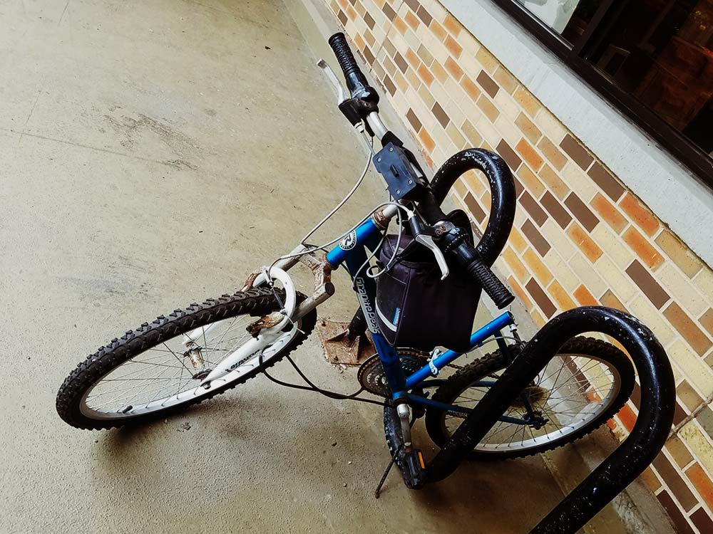 Leaving your bike outside can subject it to multiple abuses, human and natural.