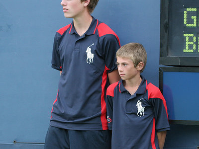 us open ball boy polo shirt