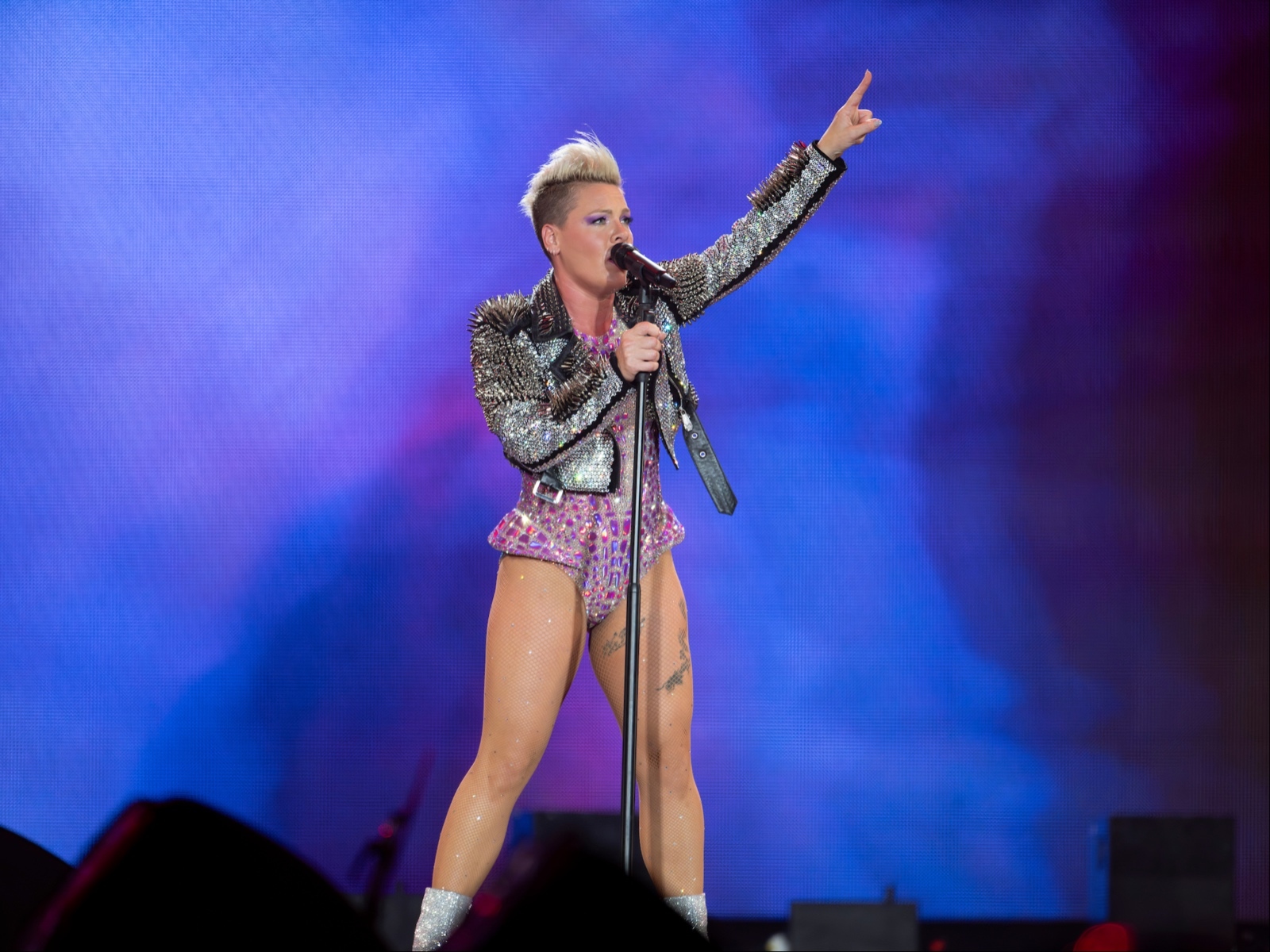 P!nk performs in Milwaukee